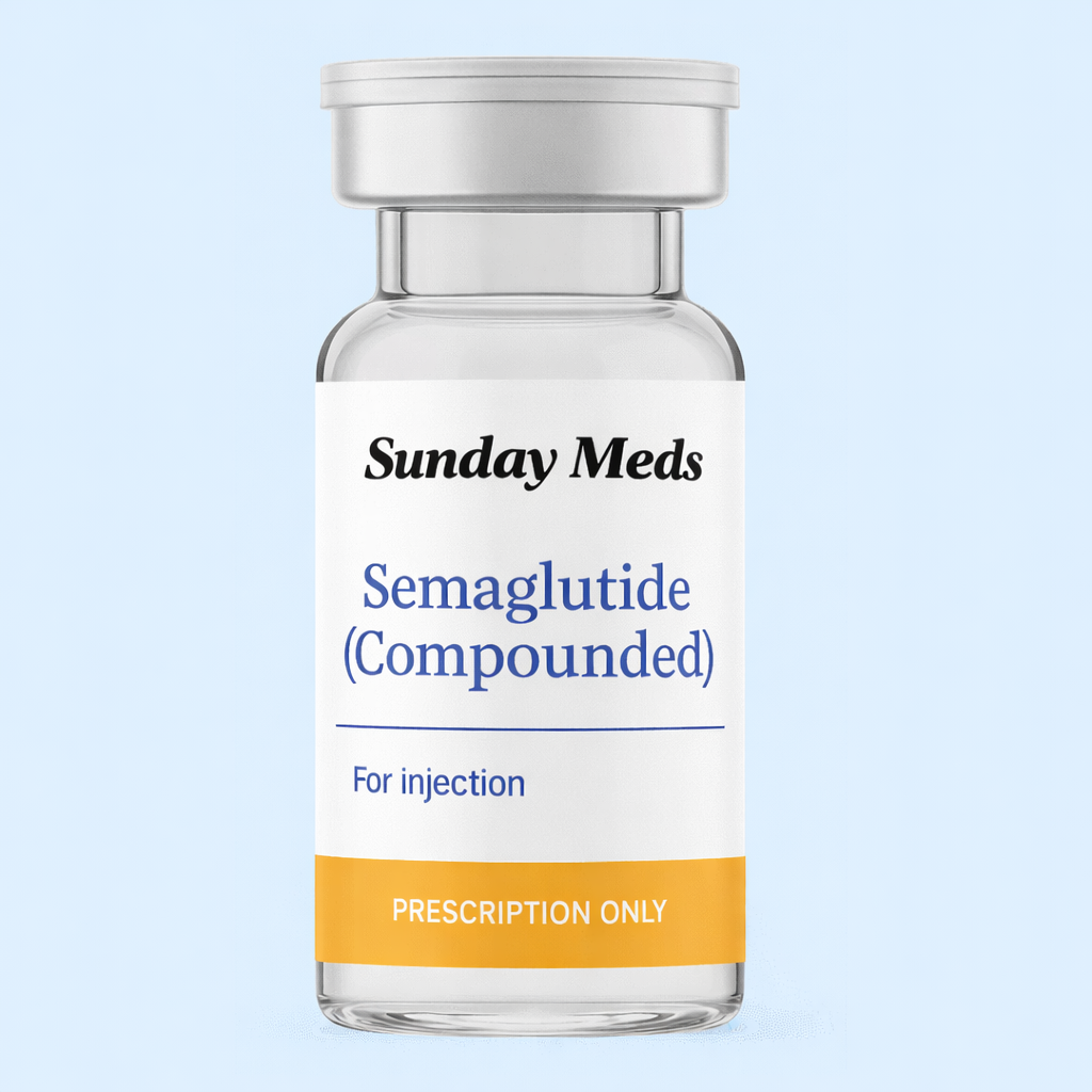 Compounded Semaglutide (0.25mg per dose. Includes 1 dose). 1 time purchase.