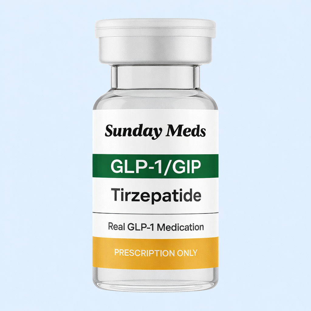 Compounded Tirzepatide (2.5mg per dose. Includes 1 dose). 1 time purchase.