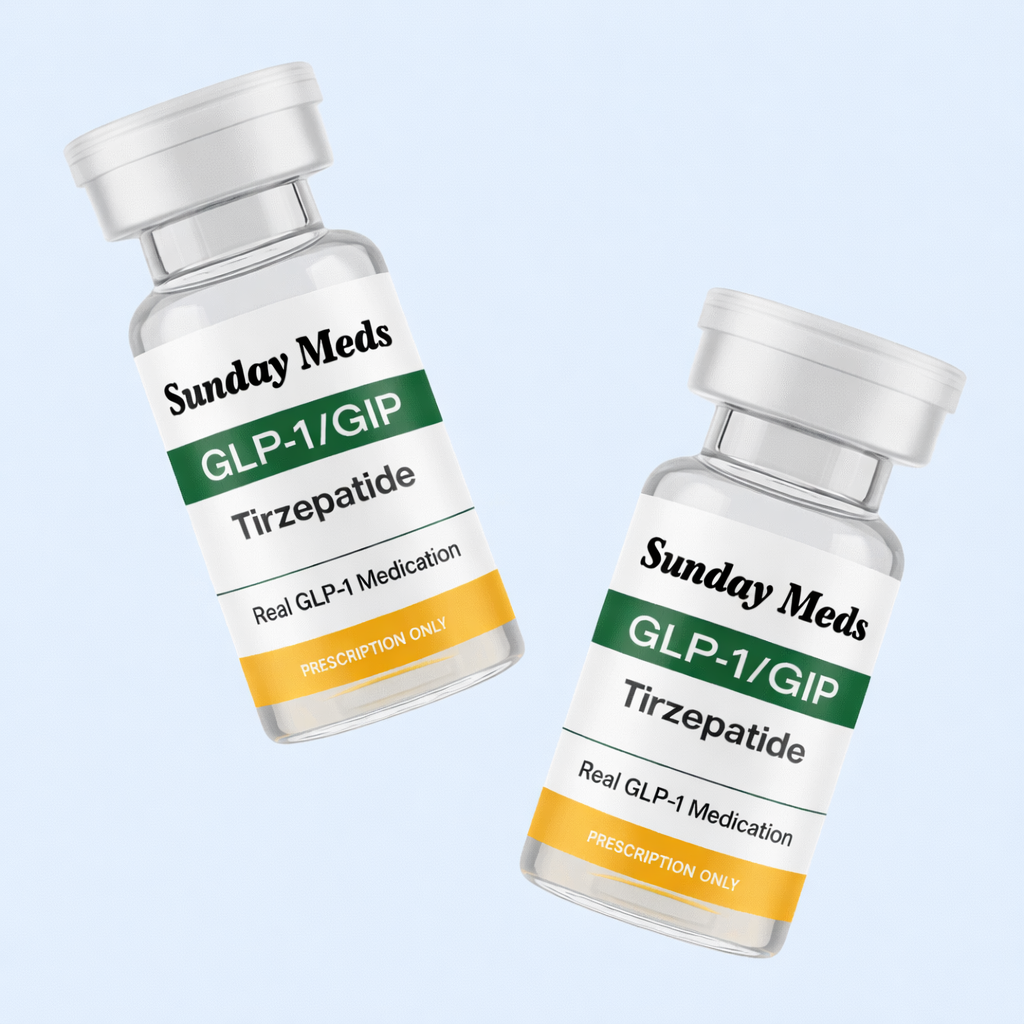 Compounded Tirzepatide (2.5mg per dose. Includes 1 dose). 1 time purchase.