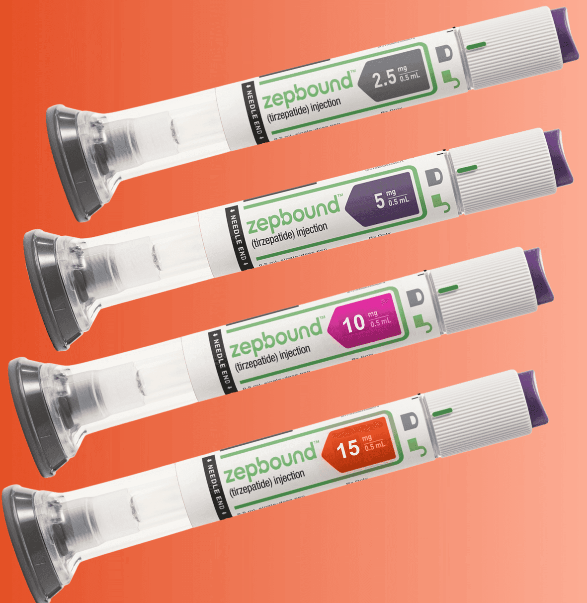 Zepbound® (2.5 mg per pen. Includes 4 Zepbound Pens). 1 time purchase.